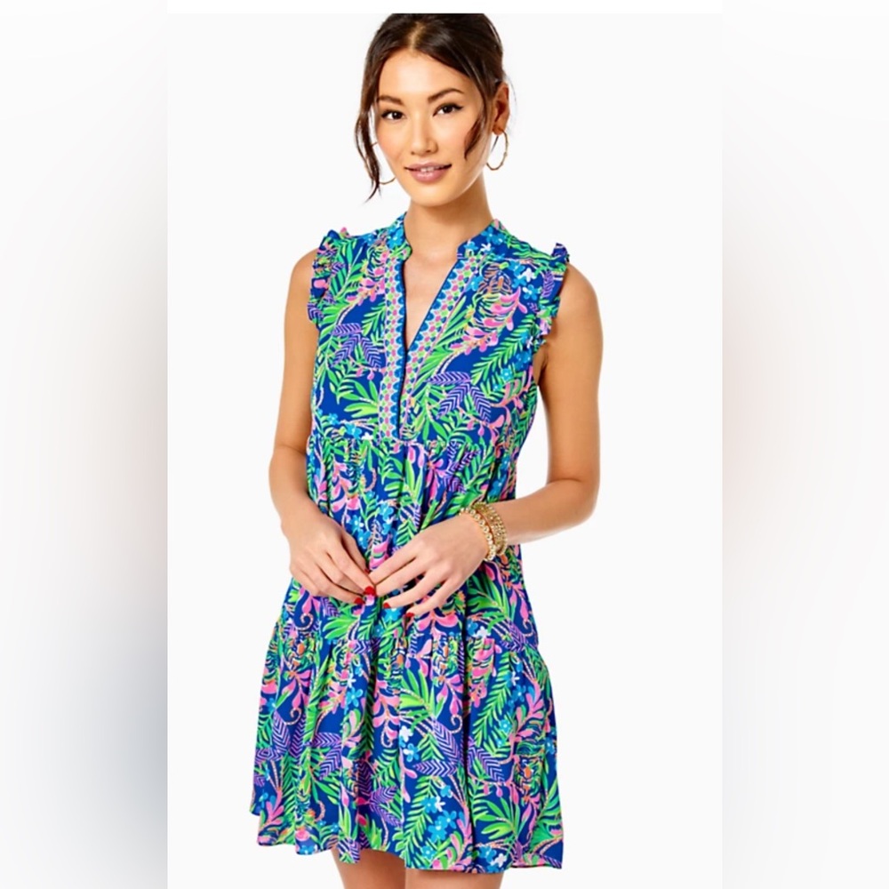 Lilly Pulitzer Briela Lileeze Swing Dress Medium